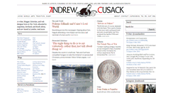 Desktop Screenshot of andrewcusack.com