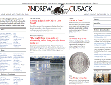 Tablet Screenshot of andrewcusack.com